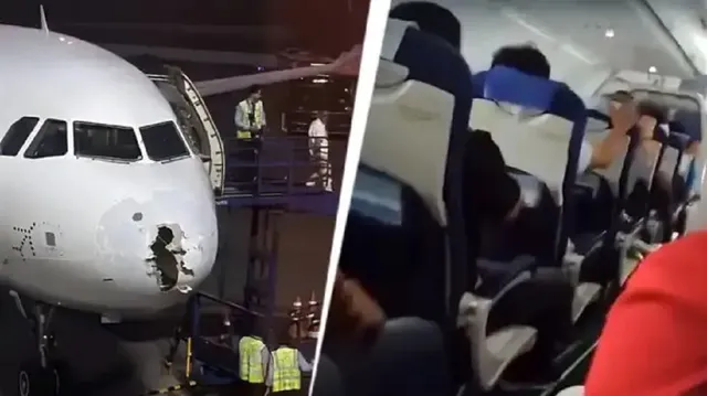 टर्बुलेंस का कहर: इंडिगो विमान की नाक क्षतिग्रस्त, यात्रियों में मची दहशत